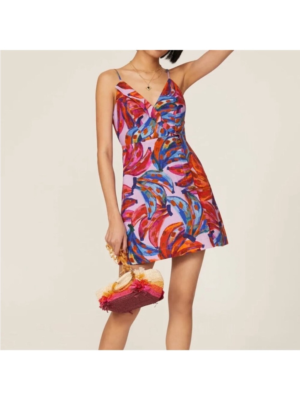House of Harlow Print Romper Farm Rio style